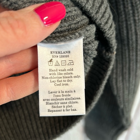 NWOT Everlane The Texture Cotton Crew - Picture 7 of 10